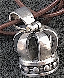 Sterling Silver Crown Pendant