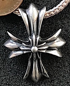 Sterling Silver Stylized Cross