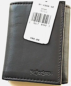 Premium Leather Wallet - Yves Saint Laurent - 3 Tier 