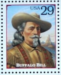 Legends of the West - US Postage Stamp / Buffalo Bill 