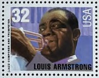 Louis Armstrong / Jazz Musician  - Commemorative Stamp 1995