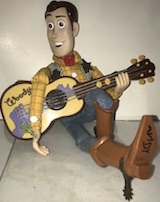Disney Toy Story Sheriff Woody w/Music Guitar Vntg. 99'